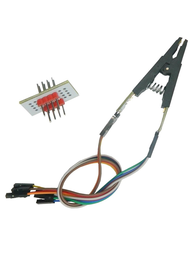 X-PRO5 - Eeprom Clip Sop8 Test Clip Soic8 8 Pin Burn-in Clip Ic Flash Chip Test Clamp Clip Cable with Board Bio Programmer IC Clips - Image 1