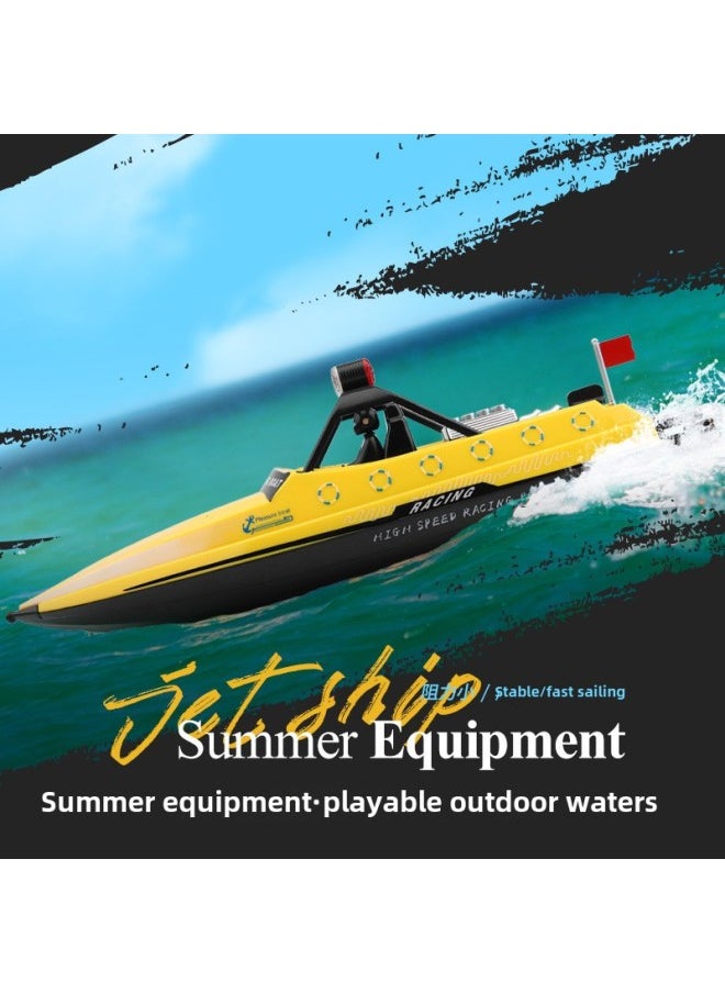 WL917 Remote Control Boat High-speed Speedboat Children's Water Electric Waterproof Boat Ship Turbine Jet Boat Toy-Color:Red-Specifications:Single Battery  - Image 4