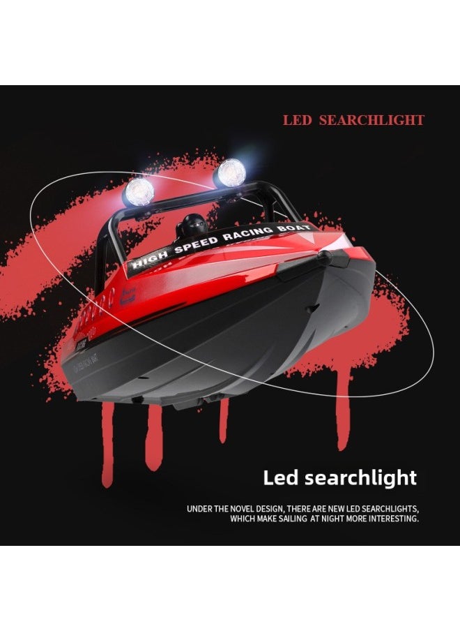 WL917 Remote Control Boat High-speed Speedboat Children's Water Electric Waterproof Boat Ship Turbine Jet Boat Toy-Color:Red-Specifications:Single Battery  - Image 5