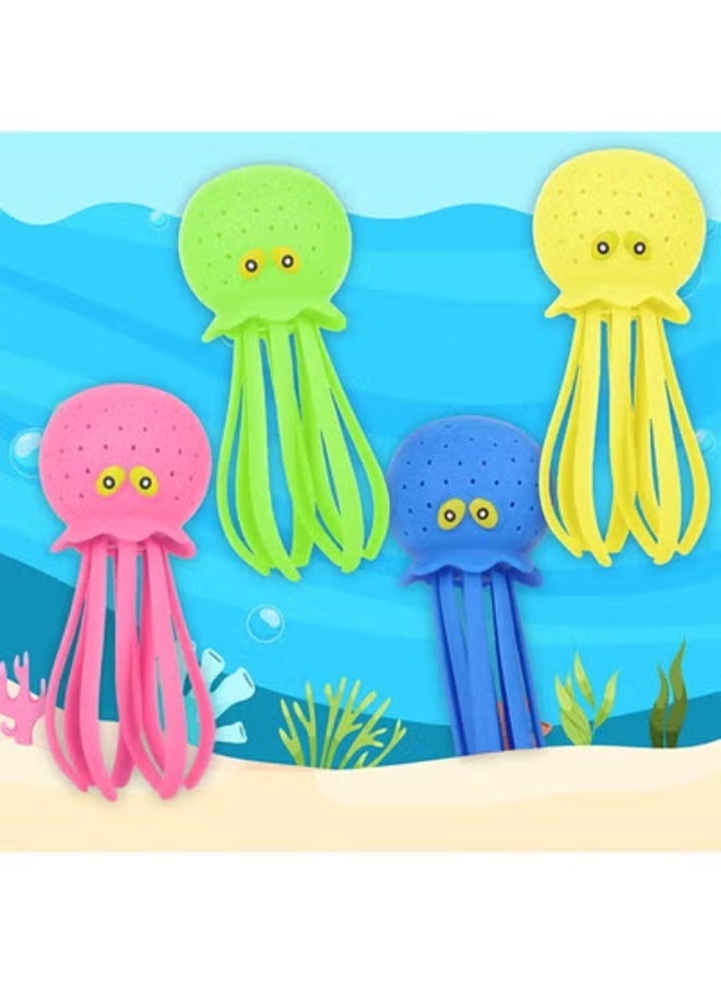 fantasize Octopus Bath Toy, Octopus Water Pool Toys for Toddlers, Water Table Toys, Water Bombs Splash Balls for Kids, Summer Bath Swimming Toys, Pool Toys for Kids Ages 3-8 (4PCS) - Image 4