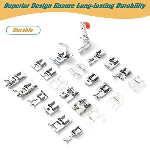 Aiskaer 48Pcs Sewing Machine Presser Feet Foot Set for Brother, Babylock, Singer, Janome, Elna, Toyota, New Home, Simplicity, Kenmore - Image 4
