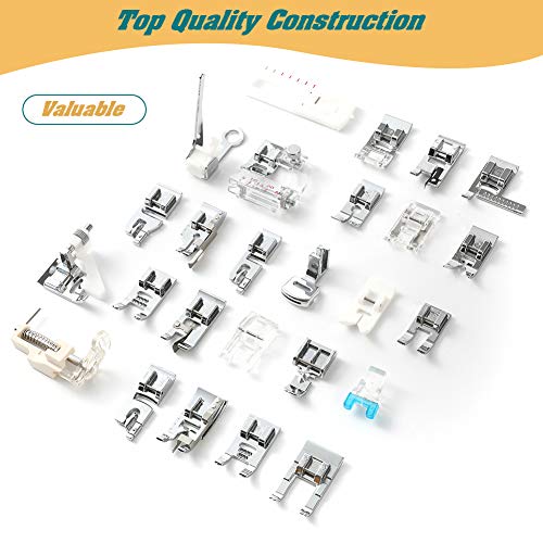Aiskaer 48Pcs Sewing Machine Presser Feet Foot Set for Brother, Babylock, Singer, Janome, Elna, Toyota, New Home, Simplicity, Kenmore - Image 5