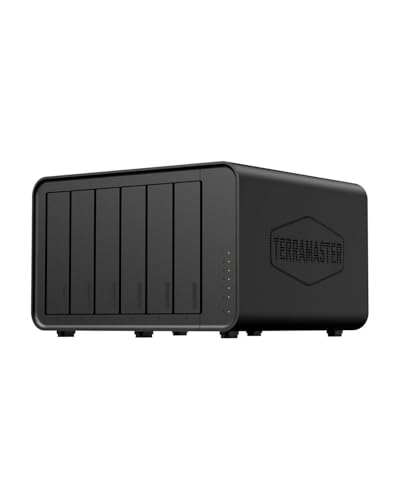 TERRAMASTER F6-424 NAS Storage 6Bay - N95 Quad-Core CPU, 8GB DDR5 RAM, Dual 2.5GbE Ports, Network Attached Storage with High Performance (Diskless) - Image 1