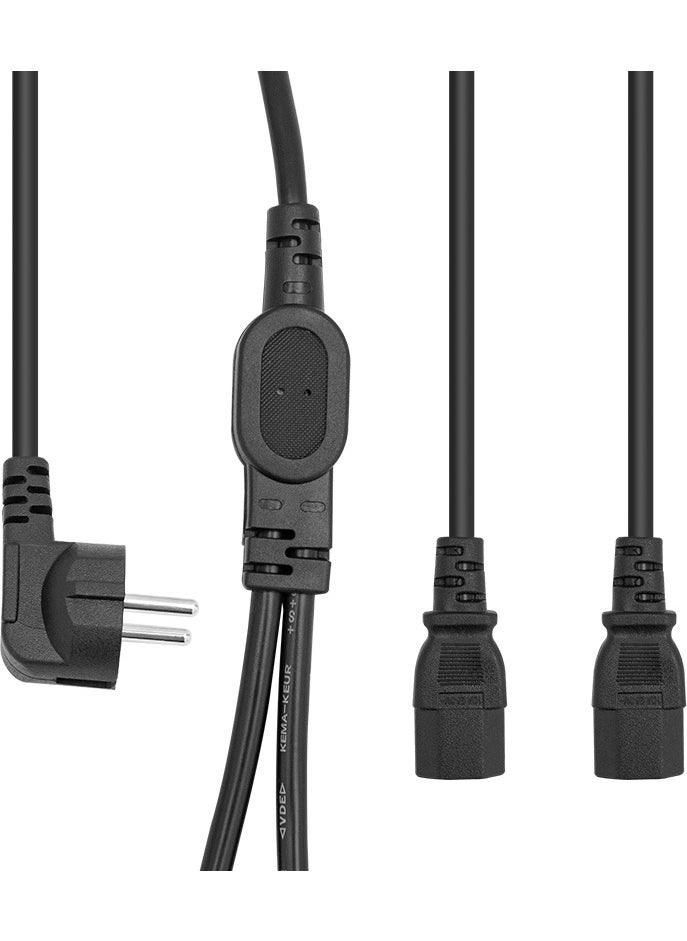 BYR Powermaster PM-17972 Single Socket, Double Power Outlet, 1.8 Meter Power Cable [ tek]  - Image 1