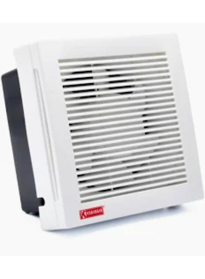 WALL MOUNTING EXHAUST FAN SQUARE WITH SHUTTER 12INCH -WHITE