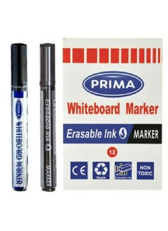 pack of 12 Marker pens Erasable - black colour - for white board - pzsku/Z398506CDBFECD85DF194Z/45/_/1733938966/4f622336-d82b-4d26-a3c8-b999348850e4