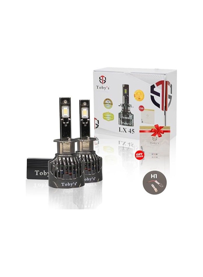 توبيز مجموعة مصابيح أمامية LED جديدة تمامًا من طراز LX 45-H1 بدرجة حرارة لون 6500 كلفن وقوة 90 وات وقوة 9000 لومن، مثالية للرحلات الطويلة - Image 1