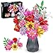 PLAXSOON Flower Bouquet Building Set Valentines Day Botanical Collection Building Block Toy 1464 PCS 18 Flowers Rose Sunflower Home Plant Decor Birthday Gifts for Adults Women Boys Girls 812 - Image 3