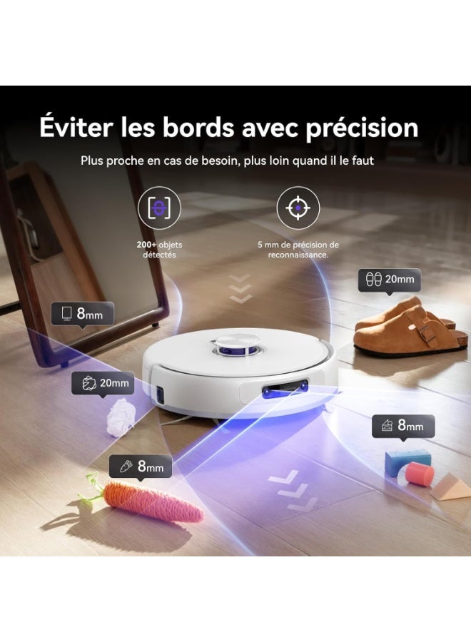 NARWAL مكنسة روبوت فريو Z10 ألترا مع وظيفة المسح، قوة شفط 18,000 با، توسيع ممسحة ديناميكي، نظام خالي من التشابك، تنظيف ذكي رطب/جاف، محطة قاعدة شاملة، فضي - Image 4