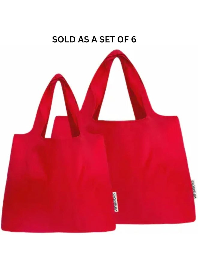 HASANAT ESSENTIALS Hasanat Essentials Reusable Shopping Tote Bag Set  - Image 3