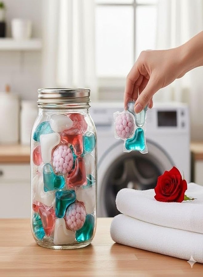 JAMBUVANTI 15Pack, 5-in-1 Laundry Pods with Scented Beads - Detergent, Fabric Softener, Color Protection & Odor Removal - Long-Lasting Freshness Laundry Detergent Capsules for All Fabrics. - Image 5