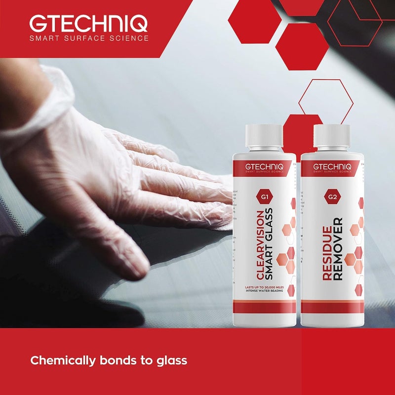 Gtechniq G1 Smart Glass Water Repellent Spray, Rain Repellent Car Windscreen Cleaner Repels Water Off Glass up to 20,000 Miles, 100ml - Image 3