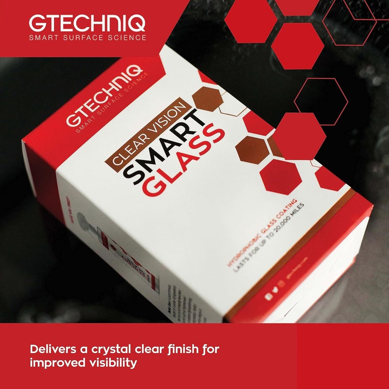 Gtechniq G1 Smart Glass Water Repellent Spray, Rain Repellent Car Windscreen Cleaner Repels Water Off Glass up to 20,000 Miles, 100ml - Image 4