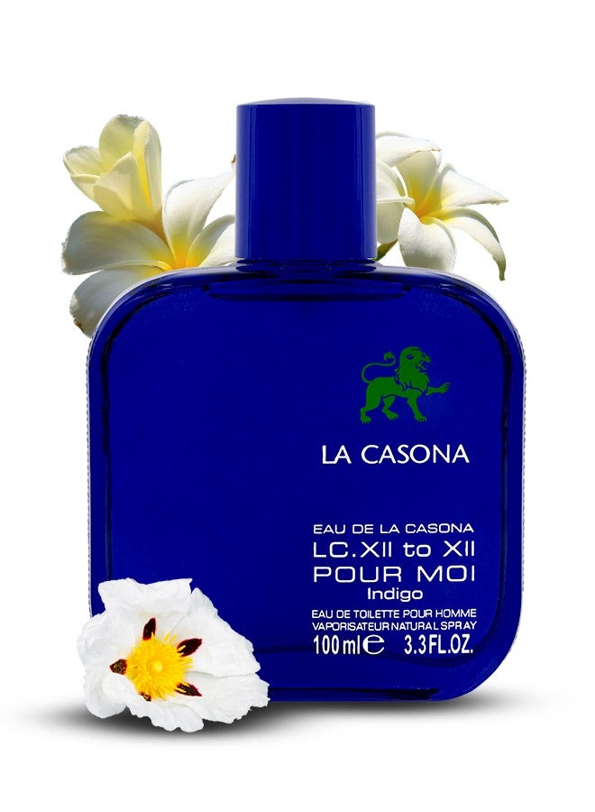 LA CASONA INDIGO BLUE EDT 100ML – Refreshing Unisex Fragrance - Image 1