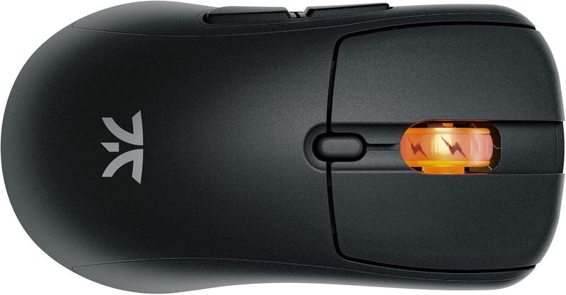 Fnatic Bolt Black Wireless Gaming Mouse - Pixart 3370 Sensor, 69g, WiFi & Bluetooth Battery Life 110-210h, USB-C Charging, Kailh GM 8.0 Switches, 4 Profiles & DPI Stages, Virgin PTFE Skates (Windows) - Image 3