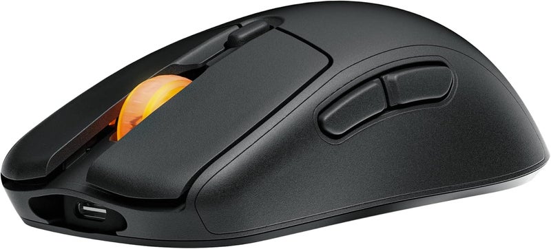 Fnatic Bolt Black Wireless Gaming Mouse - Pixart 3370 Sensor, 69g, WiFi & Bluetooth Battery Life 110-210h, USB-C Charging, Kailh GM 8.0 Switches, 4 Profiles & DPI Stages, Virgin PTFE Skates (Windows) - Image 1