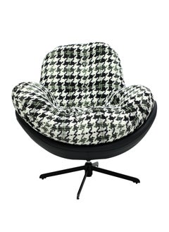 Modern Luxe leisure chair MH-1024- black white with more Cushioning and more comfortable and breathable design (black white) - pzsku/Z398590C381BE08892FFFZ/45/_/1727963838/7ee82784-76aa-4b9c-a3a6-43f4e59346d0