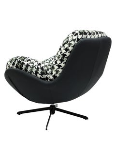 Modern Luxe leisure chair MH-1024- black white with more Cushioning and more comfortable and breathable design (black white) - pzsku/Z398590C381BE08892FFFZ/45/_/1727963884/05156b7f-d9de-4752-b25f-4ef3418844d7