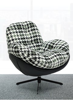 Modern Luxe leisure chair MH-1024- black white with more Cushioning and more comfortable and breathable design (black white) - pzsku/Z398590C381BE08892FFFZ/45/_/1727963924/a0ae26eb-5988-4bff-b183-f88fe75ab09e