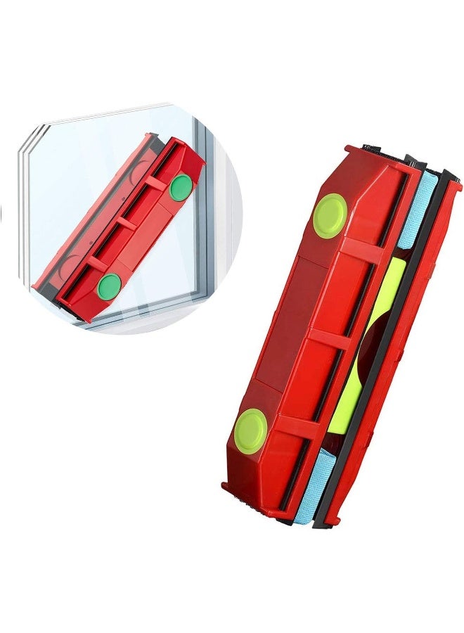 LOVEQIZI Cleaning Brush, Double-Sided Magnetic Window Cleaner, High-Rise Glass Cleaner Wiper for Magnetic Window Cleaner for Double Glazed Windows, S1 - Image 1