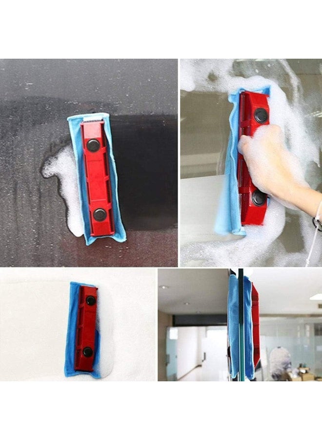 LOVEQIZI Cleaning Brush, Double-Sided Magnetic Window Cleaner, High-Rise Glass Cleaner Wiper for Magnetic Window Cleaner for Double Glazed Windows, S1 - Image 5