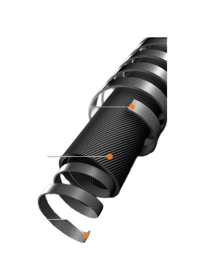 PELLIOT [Yuyi] Outdoor 3K Carbon Fiber Trekking Pole, Carbon Folding Ultra-Light Hiking Mountain Climbing Cane, 16403644 Black - Image 2