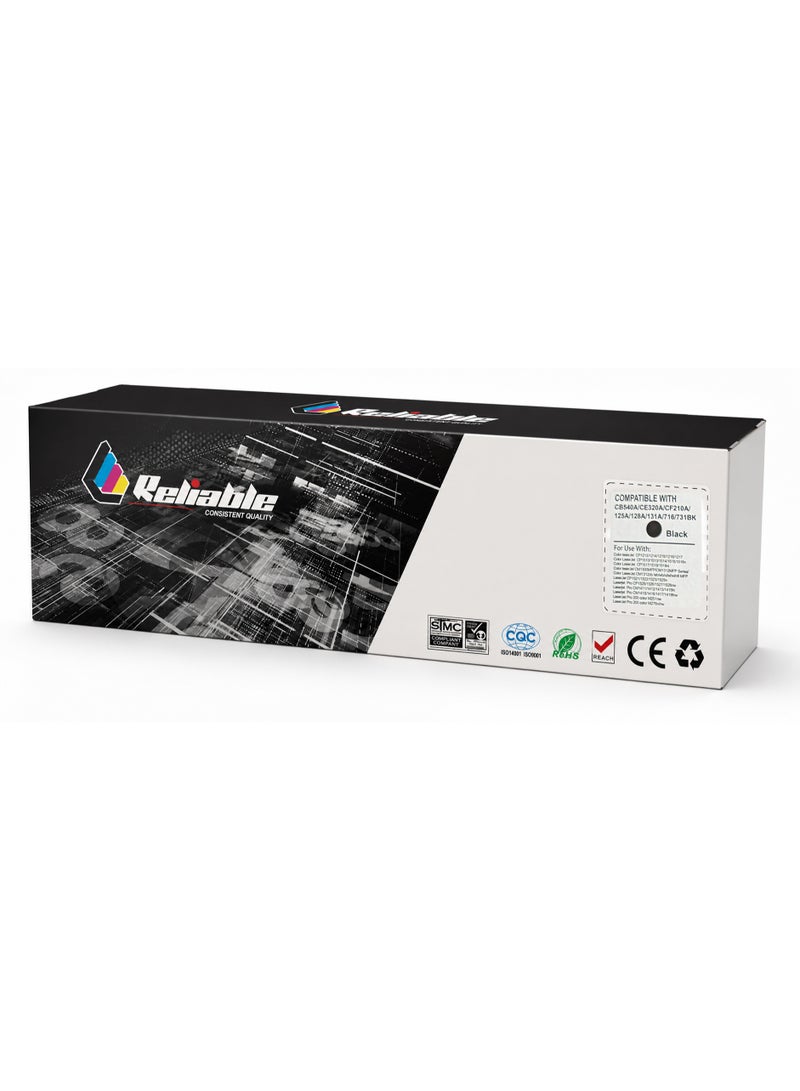 Reliable Compatible Black Toner Cartridge CB540A (HP 125A) for HP Color LaserJet CP1217 - Image 2