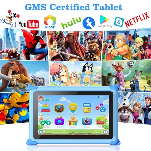 Trayoo Kids Tablet, 7IN Toddler Tablet for Kids with 32GB ROM, Shockproof Case, Education Apps Pre-Installed, Parental Control, WiFi, Netflix, YouTube - Image 3