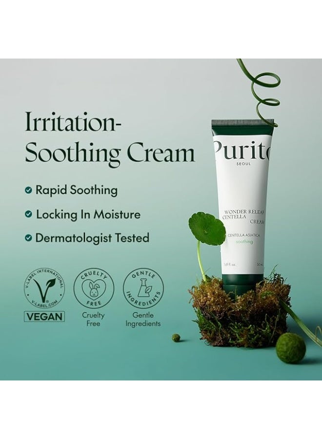 Purito, Wonder Releaf Centella Cream, 1.69 fl oz (50 ml) - Image 2