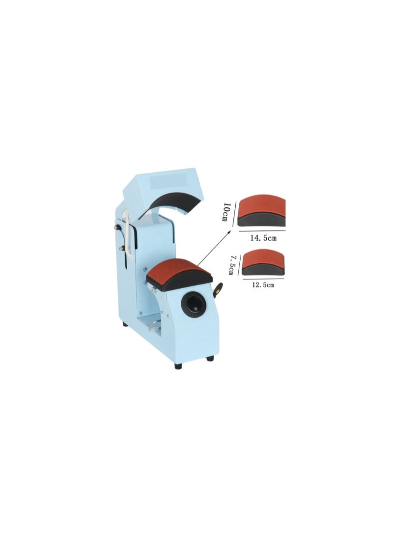 Kalon Professional Cap Heat Press Machine Sublimation Hat Printing Machine for  Caps, Baseball Hats & Logo Transfers  Cap Printing Machine  Light Blue - Image 4