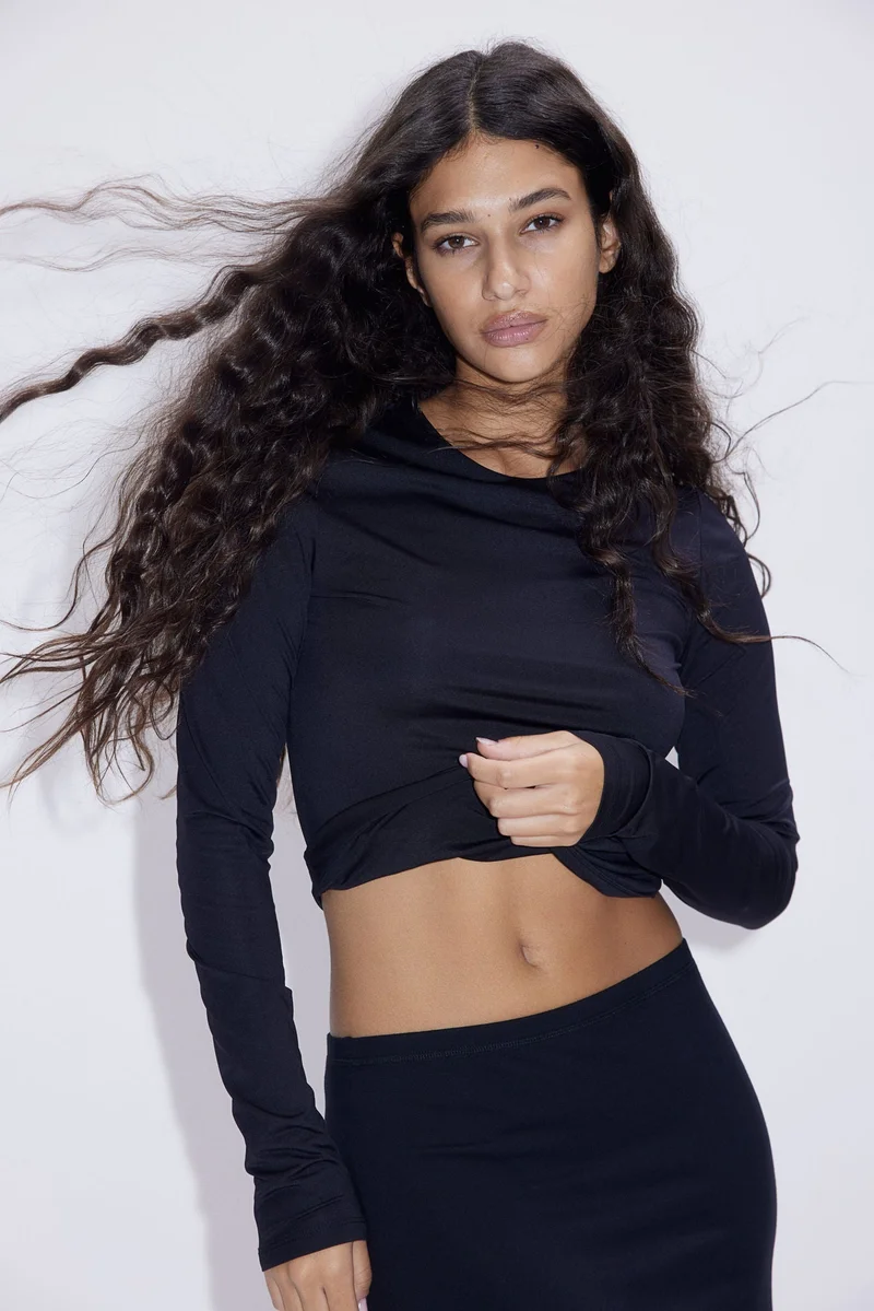 H&M Long-sleeved jersey top