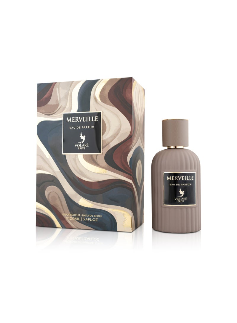 فولاري عطر بريفه مارفاي للجنسين، 100 مل – عنبري خشبي حار مع اللبان والفانيلا - Image 1