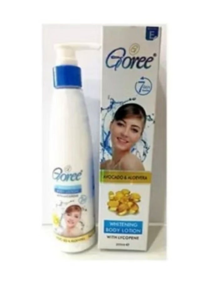 Goree Whitening Body Lotion White 205ml - Image 2