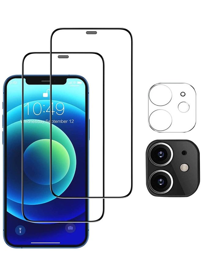 ICS 2-Piece Camera Lens And Screen Protector For Apple iPhone 12 Pro Max Clear - Image 1