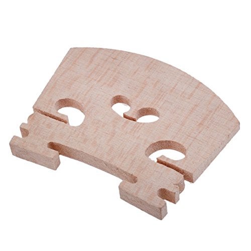 Lsgoodcare 10pcs Full Size 4/4 Violin Maple Bridge Violin Parts - Image 3