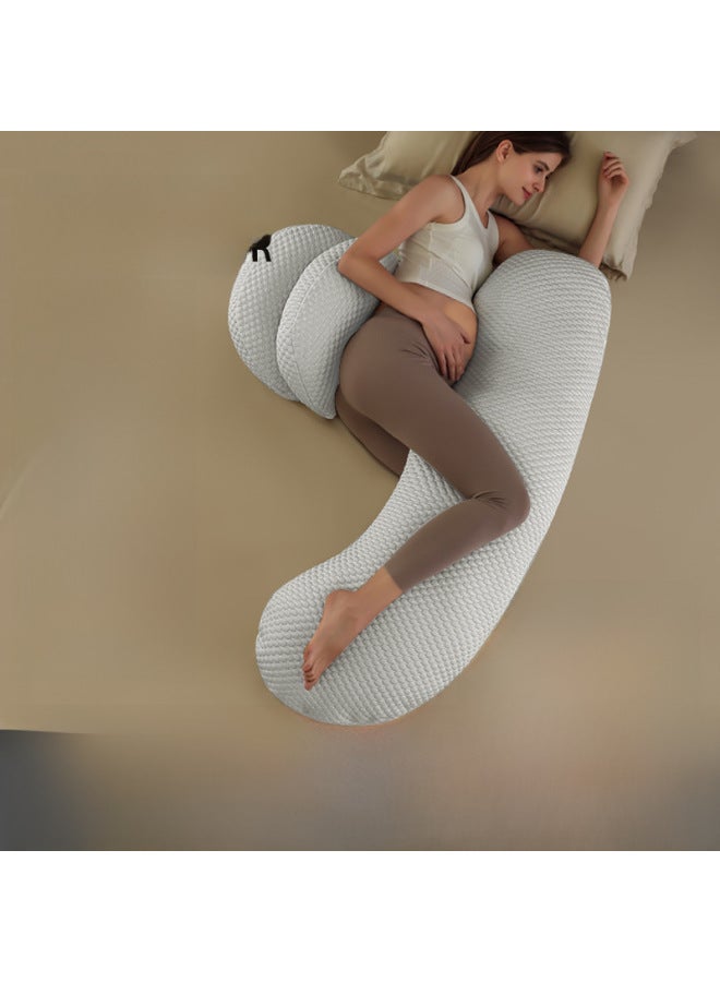 Pillow For Pregnant Women Waist Protection Side Sleeping Side Sleeping Pillow Multi-functional U-shaped Pillow Pregnancy Belly-supporting Pillow Nursing Cushion