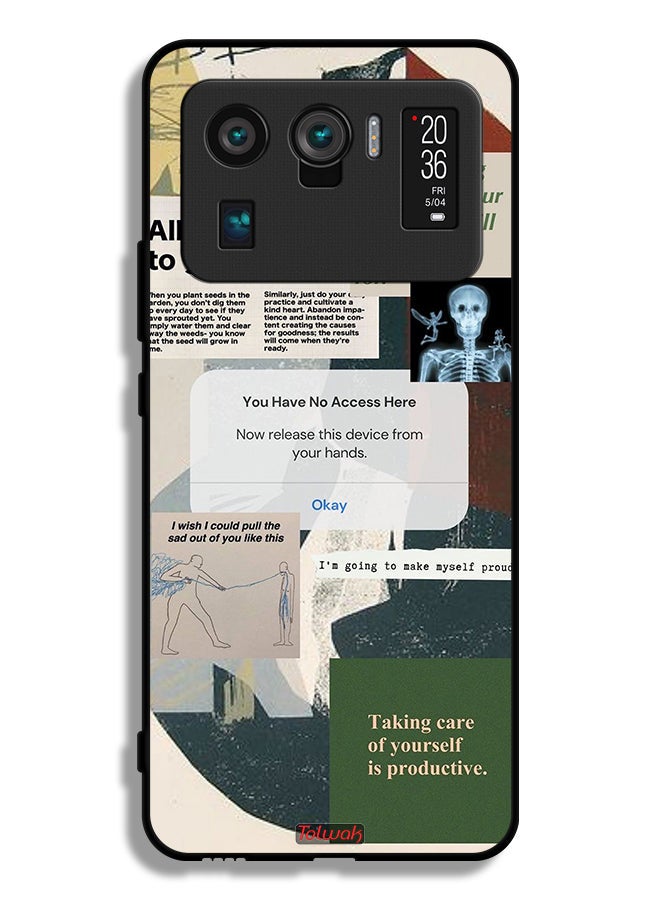 Tolwak Xiaomi Mi 11 Ultra Protective Case Cover Allow Yourself To Grow - Image 2