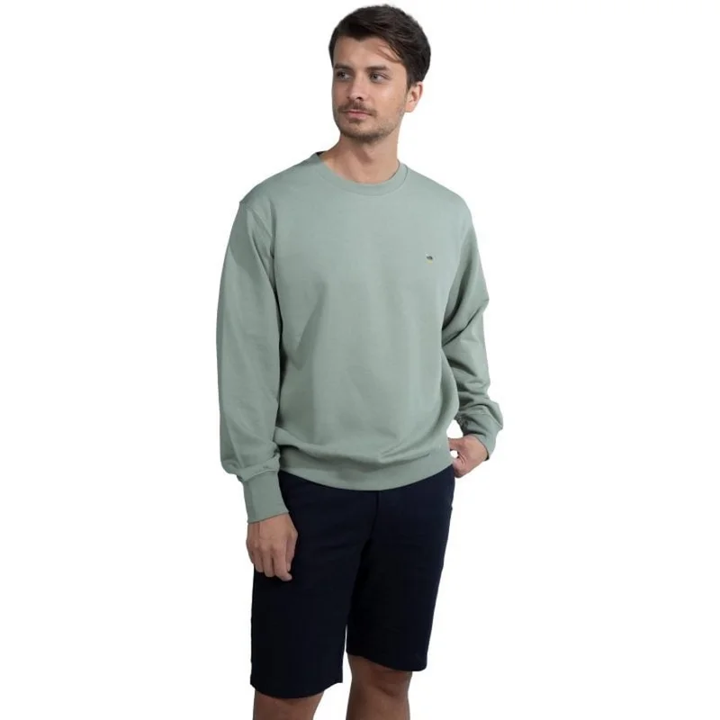 Others - invalid brand Mercerised Diagonal Interlock 
 Crew Neck Sweatshirt