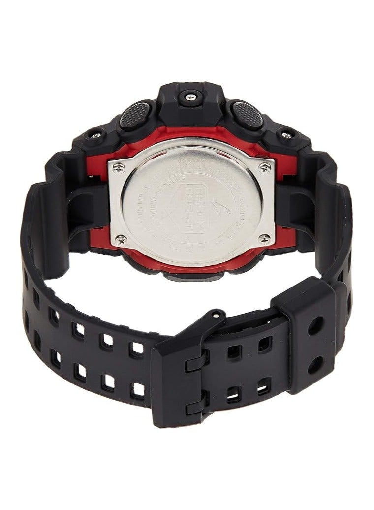 كاسيو ساعة كاسيو جي شوك الرياضية كاجوال رجالي بعرض تناظري رقمي من الراتنج - GA-700-1ADR - Image 3