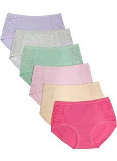 Plain with Lace Detail - 6 PCS PACK