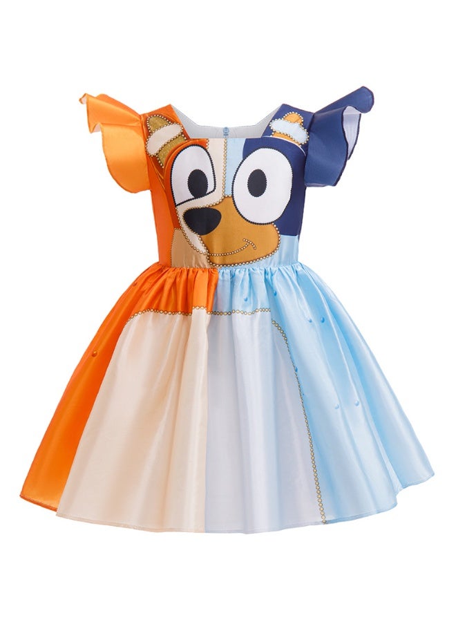 general Bluey girls bingo dress up cosplay stage performance dress as a gift for family and friends - Image 1