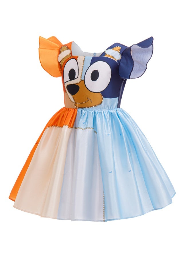 general Bluey girls bingo dress up cosplay stage performance dress as a gift for family and friends - Image 2