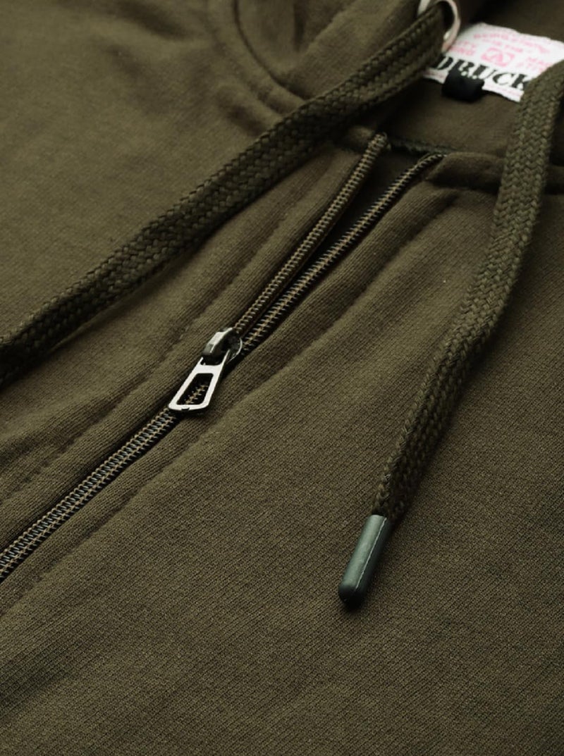 ADBUCKS Sweatshirts for Women Stylish Winter | Women Sweatshirt for Winter Stylish | Fleece Hoodie for Women | Winter Jacket Sweatshirts Zipper | Winter Sweater for Women Stylish Olive - Image 5