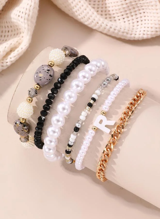 Take Two Pack of 6 - Beaded Bracelet