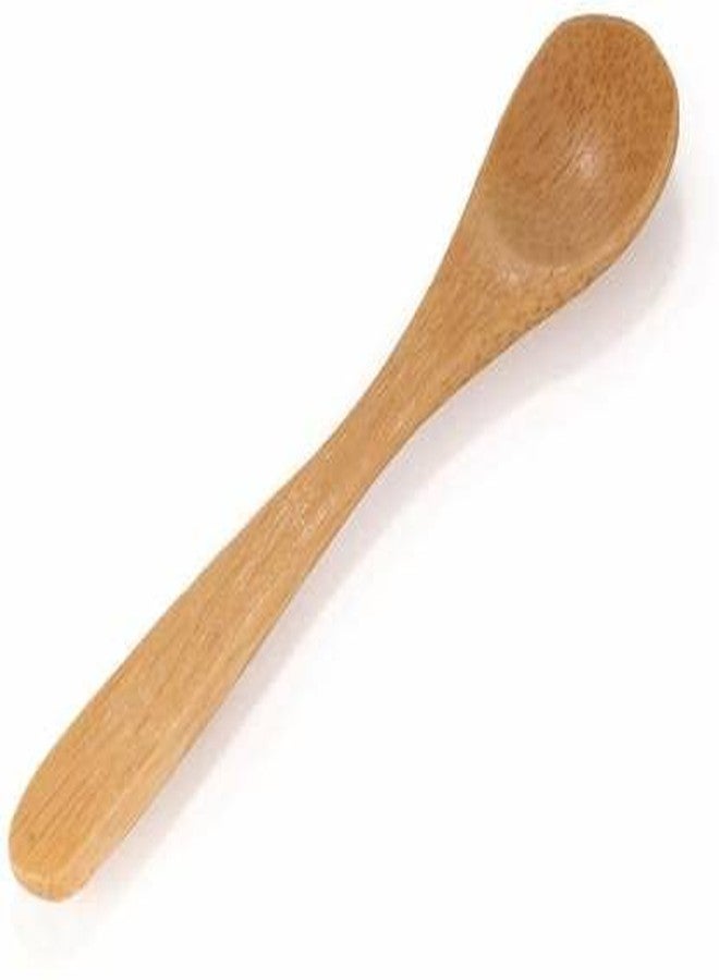 Bekner Disposable Bamboo Dessert Spoon Set (Pack of 6) - Image 2