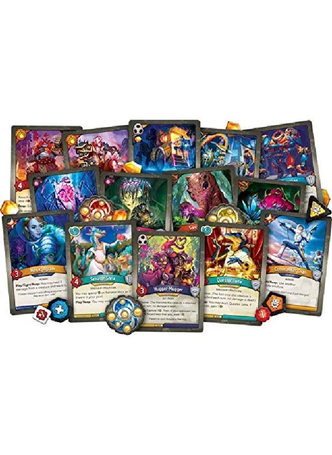 Fantasy Flight Games - Keyforge Worlds Collide Two Player Starter Set ; Fastpaced Card Game ; Strategy Game For Adults And Teens ; Ages 14+ ; 2 Players ; Average Playtime 45 Minutes ; Made By - Image 1