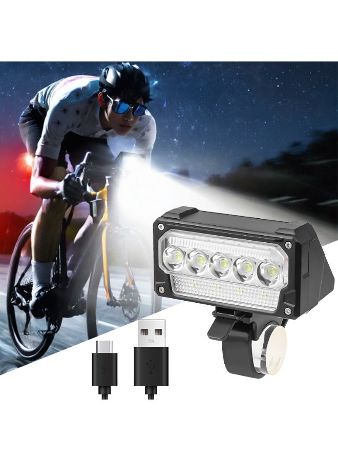 ZONIX Bike Light, Auto-Sensing Night Mode, Digital Battery Display, IPX4 Waterproof, USB-C Fast Charge, 5 Modes with SOS Flasher, Compact & 89g Tool-Free Mount for Road/Mountain/Night Cycling Safety - Image 3