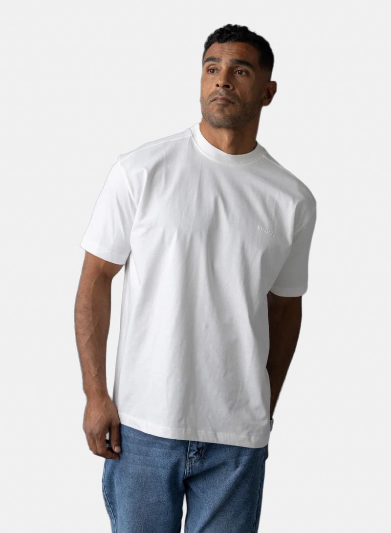Stache Rubber Detailed T-Shirt - Image 1