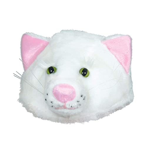 Beistle Unisex Plush Cat Head Hat with Whiskers – Animal Party Supplies, Halloween Costume Dress Up, Pet Kitten Themed Accessories, Photo Booth Prop, Novelty Headwear - Image 1