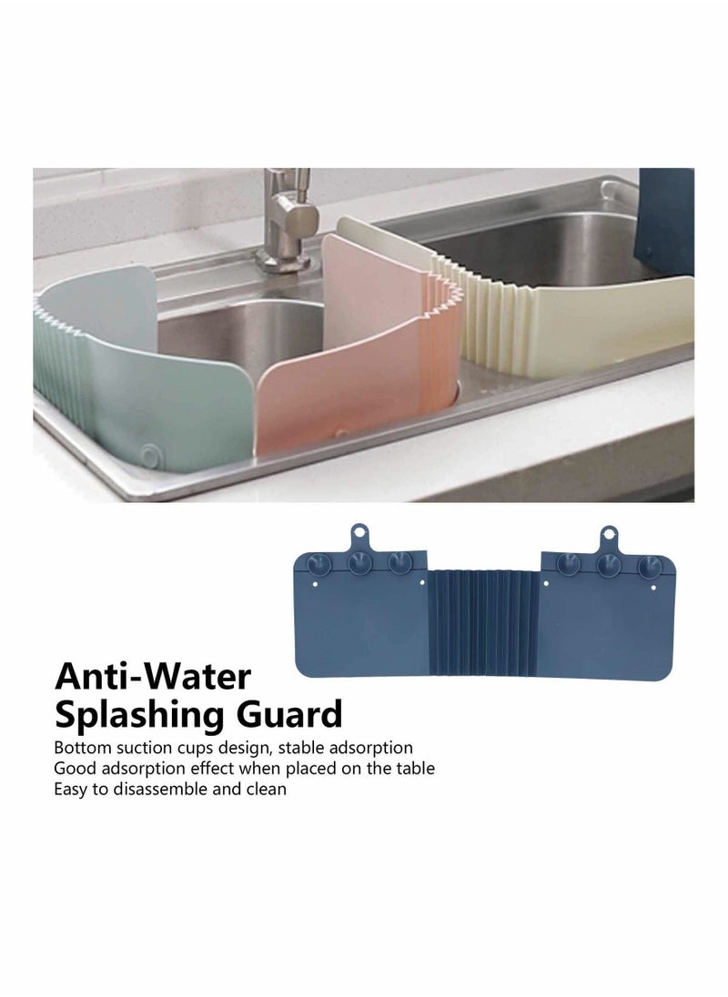 Y&D Sink Splashing Guard, Kitchen Supplies Splash Guard Anti Baffle Board for Home (Navy blue)  - Image 2